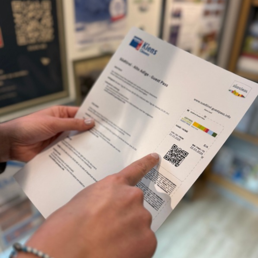 GuestPass in printed form | © TV Kiens