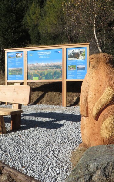 Il sentiero delle marmotte a Corti | © Paul Seeber