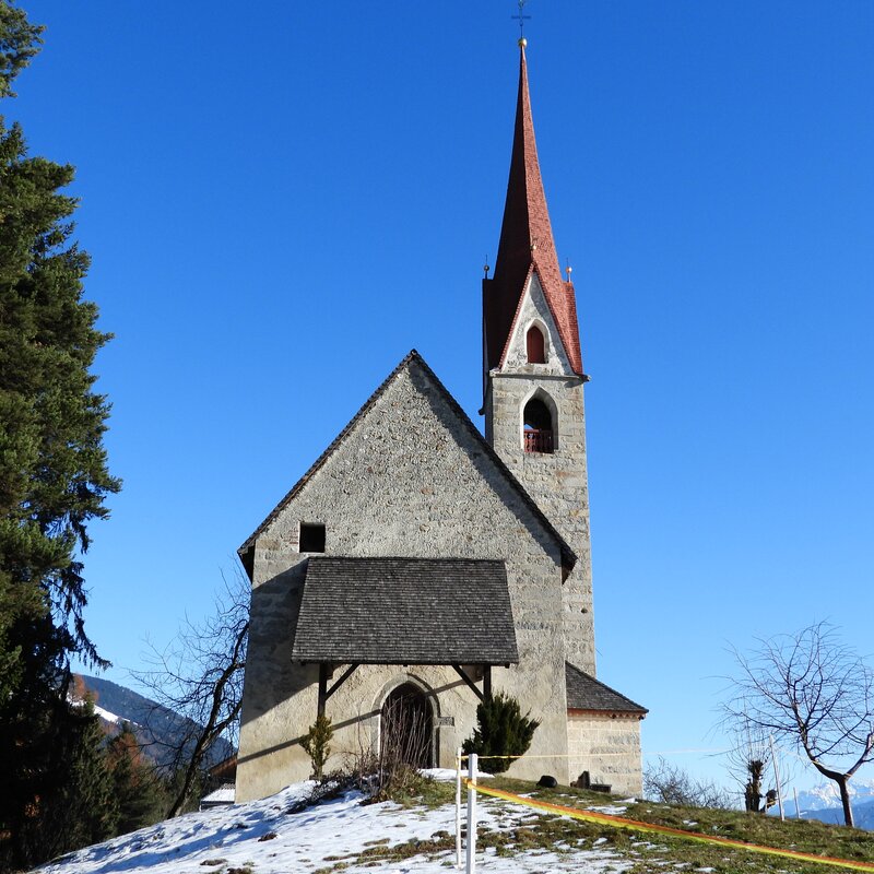 Parish Church of St. Martin in Hofern/Corti in winter | © TV Kiens Michael Hinteregger
